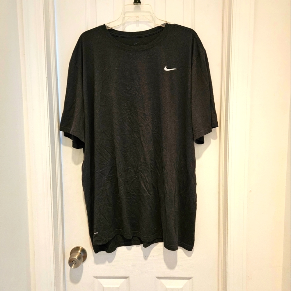 NIKE - DRI FIT TEE 3XL Tall Dark Gray